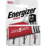 Batteries - Silver Batteries & Chargers Energizer 3er-Pack Batterien »Max Alkaline« 9V E-Block