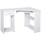 White Writing Desks Homcom L Shaped Corner Writing Desk 70x120cm