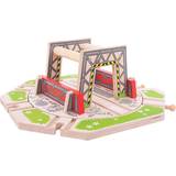 Wooden Toys Train Track Extensions Bigjigs Rail Industrial Turntable