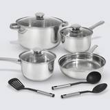 Cook Pro ExcelSteel wEncapsulated Base Versatile Cookware Set with lid