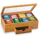 Bambusi Box with Keep Your Bagged Fresh Tea Caddy
