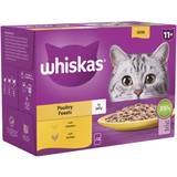 Whiskas Cats Pets Whiskas 96 85g 11+ poultry feasts mixed senior