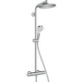Shower Sets on sale Hansgrohe Crometta S 240 1jet Showerpipe (27268000) Chrome