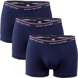 Tommy Hilfiger Men Underwear Tommy Hilfiger Premium Essential Repeat Logo Trunks 3-pack - Peacoat