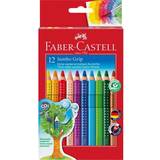Faber castell jumbo grip Faber-Castell Jumbo Grip Coloured Pencils 12-pack