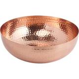Multicoloured Serving Bowls Creative Co-Op Round Hammered Metal Serving Bowl