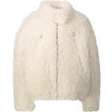 Rayon Outerwear MM6 Maison Margiela Kids Fleece Jacket - Off white