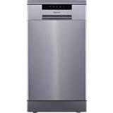 Freestanding - Grey Dishwashers Hisense HS523E15XUK Slimline Grey, Stainless Steel