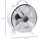 Desk Fans Homcom 26cm 2 Speed Fan with Safe Guard