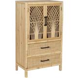 Dkd Home Decor Natural Brown Chest of Drawer