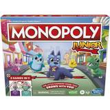 Family Board Games on sale Hasbro Monopoly Junior 2 Games in 1