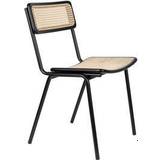 Zuiver Set of 2 Black/Natural Kitchen Chair