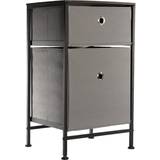 Black Storage Cabinets Maison & White Black Fabric Unit 2 Storage Cabinet