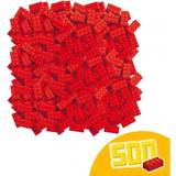 Simba Building Games Simba 104118922 "Blox 8-Stud Red Building Blocks Set 500-Piece