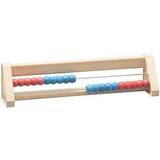 Cheap Abacus Rechenrahmen 20er Zahlenraum, aus RE-Wood rot/blau, abgeschrägte Version