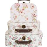 Small Storage Sass & Belle Wild Rose Suitcases Set of 3
