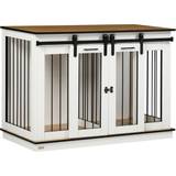 Dogs Pets Pawhut Dog Crate Furniture 120x88.5cm