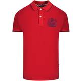 Aquascutum Aldis Tipped Polo Shirt - Red