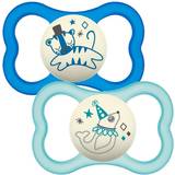 Mam Pacifiers Mam Air Night Latex Soother 12m 2Pk Blue