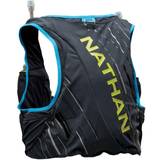 NATHAN Pinnacle 4L Hydration Pack/Running Vest 4L Capacity with Twin 20 oz Soft Flasks Bottles. Hydration Backpack for Running Hiking. Men/Women/Unisex Men's Unisex Black/Lime, XS