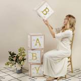 Kate Aspen Boho Rainbow Baby Block Box Set of 4