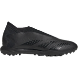 Adidas Textile Football Shoes adidas Predator Accuracy.3 Laceless Turf - Core Black/Cloud White