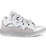 Lanvin Curb Lace Up Low Top Sneakers - White