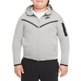 Nike tech fleece hoodie junior Children's Clothing Nike Boy's Sportswear Tech Fleece Hoodie (Extended Size) - Dark Grey Heather/Black (DD8755-063)