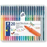 Staedtler Triplus Color 323 Triangular Fibre Tip Pen 20-pack