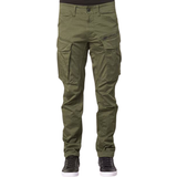 Cargo Trousers - Elastane/Lycra/Spandex G-Star Rovic Zip 3D Straight Tapered Pant - Dark Bronze Green