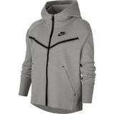 Nike tech fleece hoodie junior Children's Clothing Nike Tech Fleece Full-Zip Hoodie - Dark Grey Heather/Heather/Black (CZ2570-091)