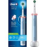 Braun Pulsating Electric Toothbrushes Braun Pro 3 3000 CrossAction Blue Electric Rechargeable Toothbrush