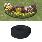 Black Lawn Edging vidaXL Græskanter 5 stk. 10 m 15 polyethylen