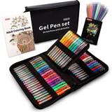 Colouring pens for adults Shuttle Art 120 Pack Set 60 Colored Gel Pen with 60 Refills