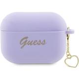 Guess Headphone Accessories Guess Silicone Heart Charm Case AirPods Pro