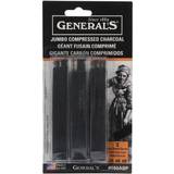 General pencil 960abp generals jumbo charcoal 3 asst stk, multicolor