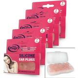 Multiple-Use Hearing Protections 7 Pairs Plugz Silicone Earplugs Pack