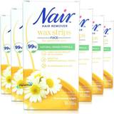 Nair Waxes Nair face wax strips remover for sensitive skin with chamomile extract 20-pack