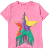 Stella McCartney Girl's Fringed Star T-shirt - Pink