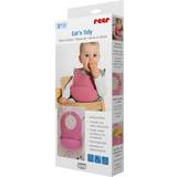 Reer Pacifiers & Teething Toys Reer eat•n tidy silicone bib with catcher bib baby bib pink