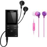Sony MP3 Players Sony nw-e394 8gb walkman audio player black bundle