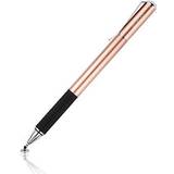 Pink Stylus Pens Capacitive Stylus Touch Screen Pen StyliDisc& Fiber Tip 2