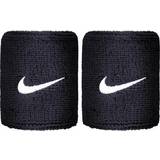Cotton Wristbands Nike Swoosh Wristband 2-pack - Obsidian/White