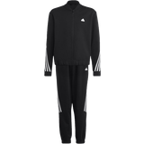 Green Tracksuits Children's Clothing adidas Junior Future Icons 3-Stripes Tracksuit - Black/White