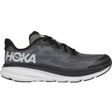 Polyester Sport Shoes Hoka Kid's Clifton 9 - Black/White