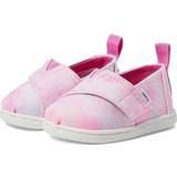 Toms Kids Tiny Pink Neon Multi Tie Dye Twill Alpargatas Shoes