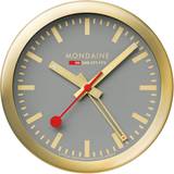 Table Clocks Mondaine Analogue Gold/Grey Table Clock