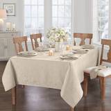 Elrene Fashions Caiden Damask Tablecloth Beige