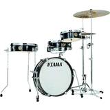 Tama Drum Kits Tama Club-Jam Pancake 18' 4pc Shell Pack, Hairline Black