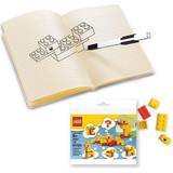 Lego Crafts Lego Euromic Notes bog med rød klods, 1 pen og bygge legetøj, 12 klodser sæt. Bestillingsvare, leveringstiden kan ikke oplyses